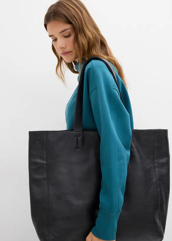 Oversize mikina z měkkého materiálu scuba, bonprix