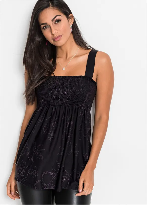 Tunikový top ze směsi s viskózou, bonprix