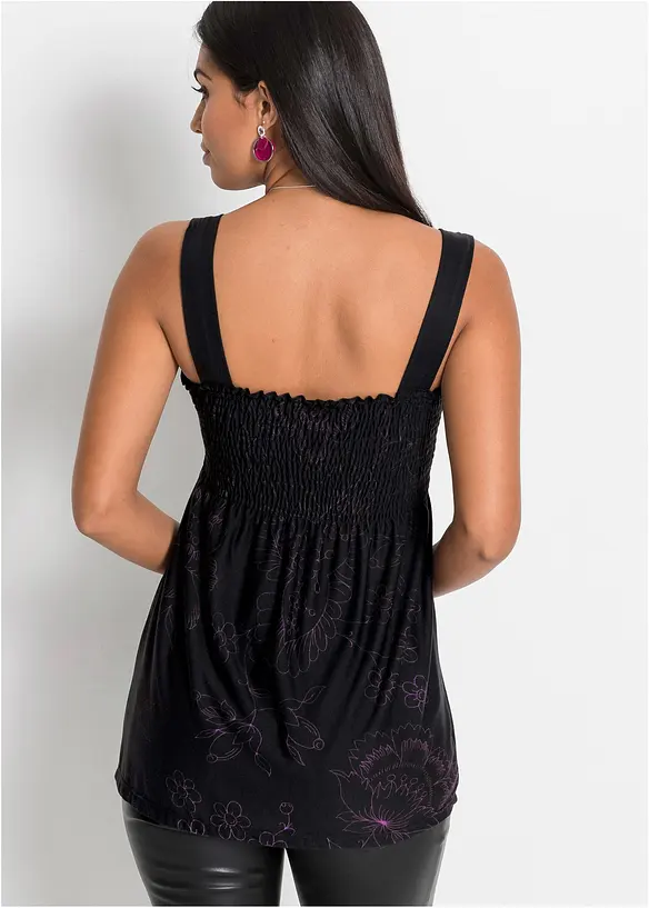 Tunikový top ze směsi s viskózou, bonprix