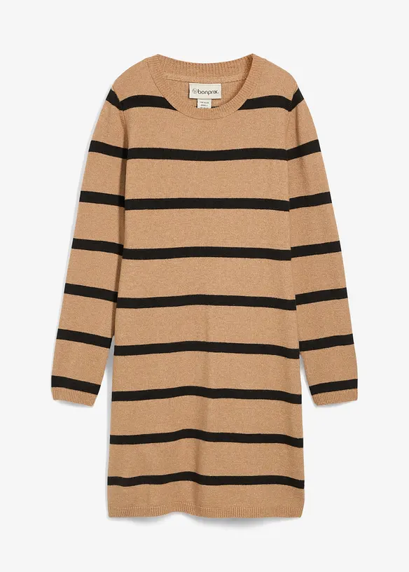 Přiléhavé pletené šaty, bonprix