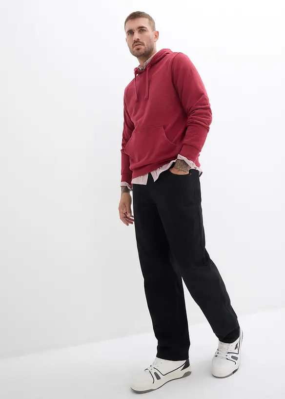 Keprové kalhoty s pohodlným pasem, Relaxed Fit, Straight, bonprix
