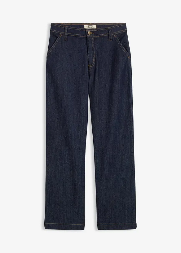 Džíny Wide Leg, Mid Waist, bonprix