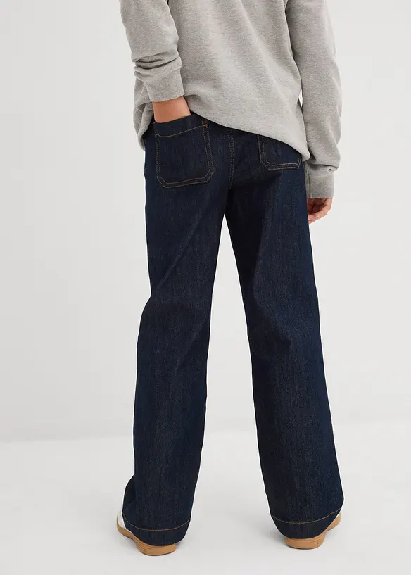 Džíny Wide Leg, Mid Waist, bonprix