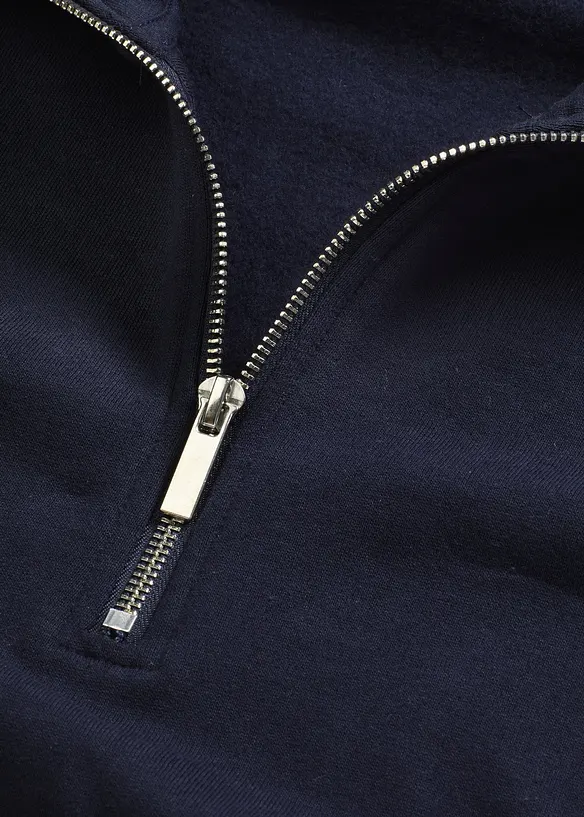 Oversize mikina se zipem, bonprix