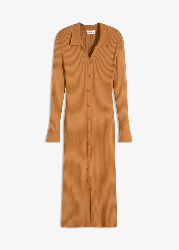 Pletené šaty z měkké viskózové směsi, bonprix