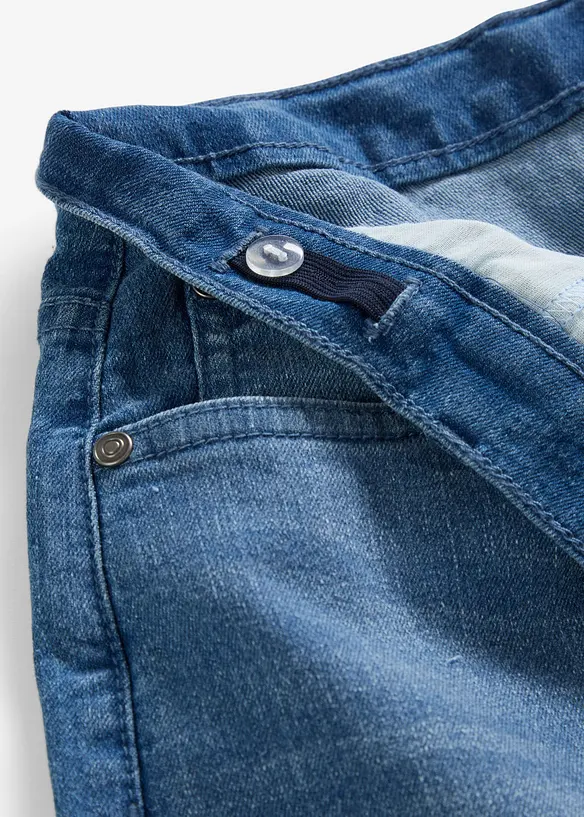 Džíny Loose Fit, Straight, s nastavitelným pasem, bonprix