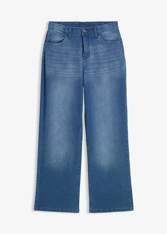 Džíny Loose Fit, Straight, s nastavitelným pasem, bonprix