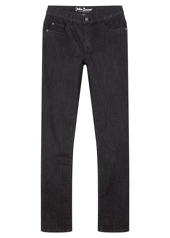 Strečové džíny Slim Fit s nastavitelným pasem, Straight, bonprix