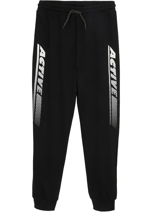 Joggingové kalhoty z měkké bavlněné směsi, bonprix