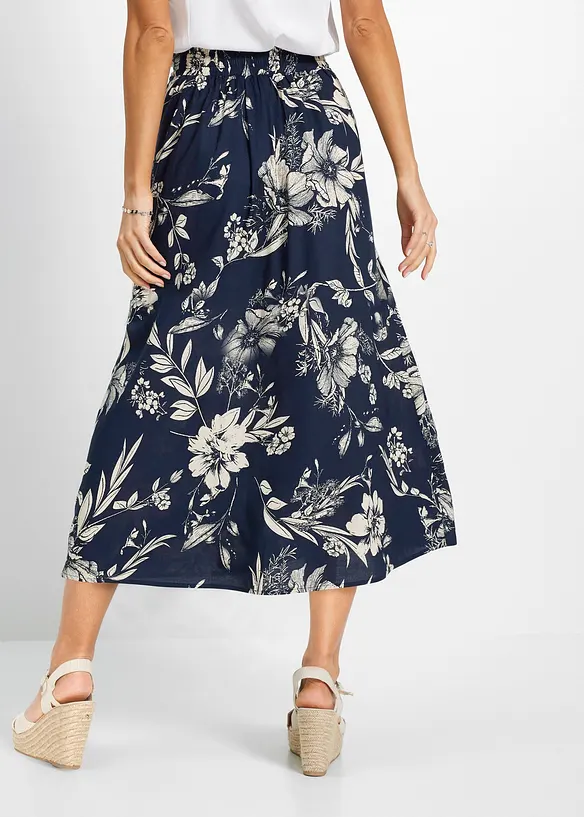 Viskózová maxi sukně, bonprix