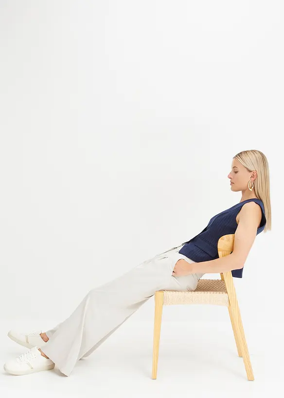 Zvonové kalhoty, High Waist, bonprix