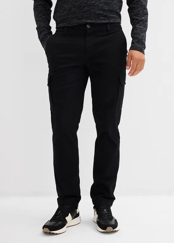Strečově cargo termokalhoty Regular Fit, Straight, bonprix