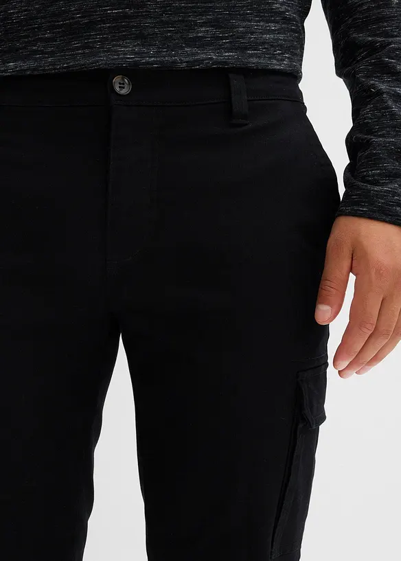Strečově cargo termokalhoty Regular Fit, Straight, bonprix