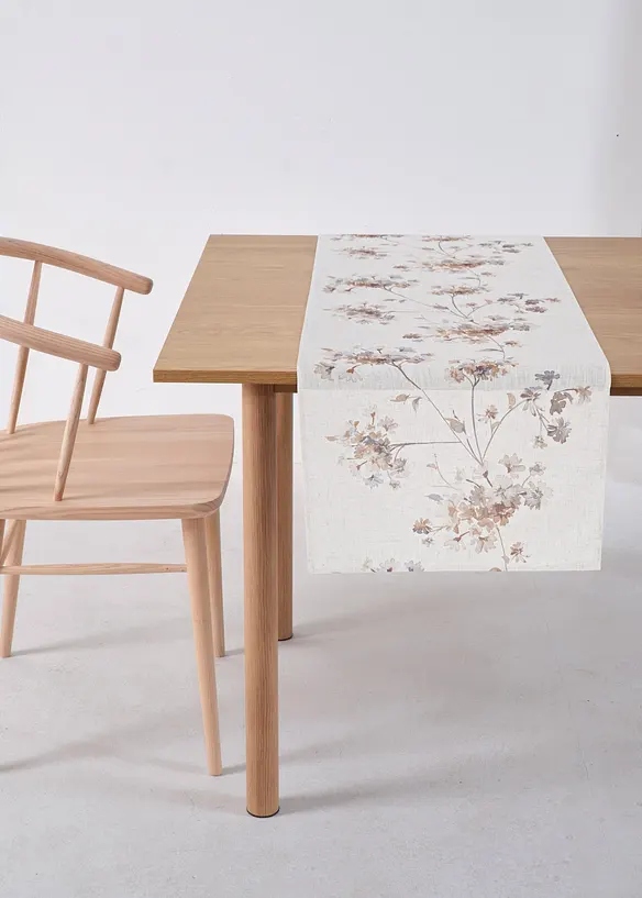 Běhoun na stůl, s podílem lnu, bonprix