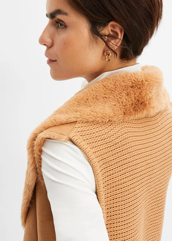 Vesta z umělé kožešiny, bonprix