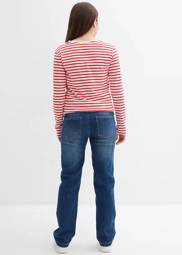 Džíny Straight, Mid Waist, bonprix