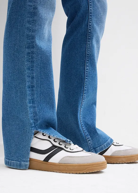 Džíny Bootcut, Mid Waist, bonprix