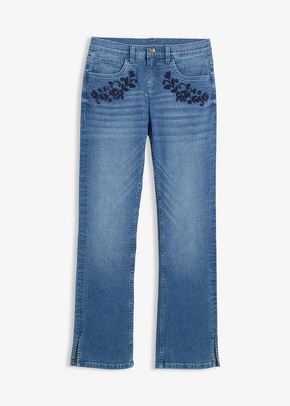 Džíny Bootcut, Mid Waist, bonprix