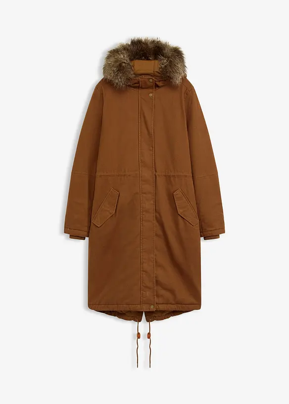 Vatovaná dlouhá parka, bonprix