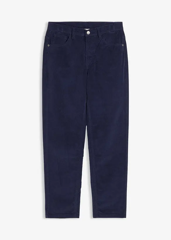 Manšestrové kalhoty Regular Fit z bavlněného streče, Straight, bonprix