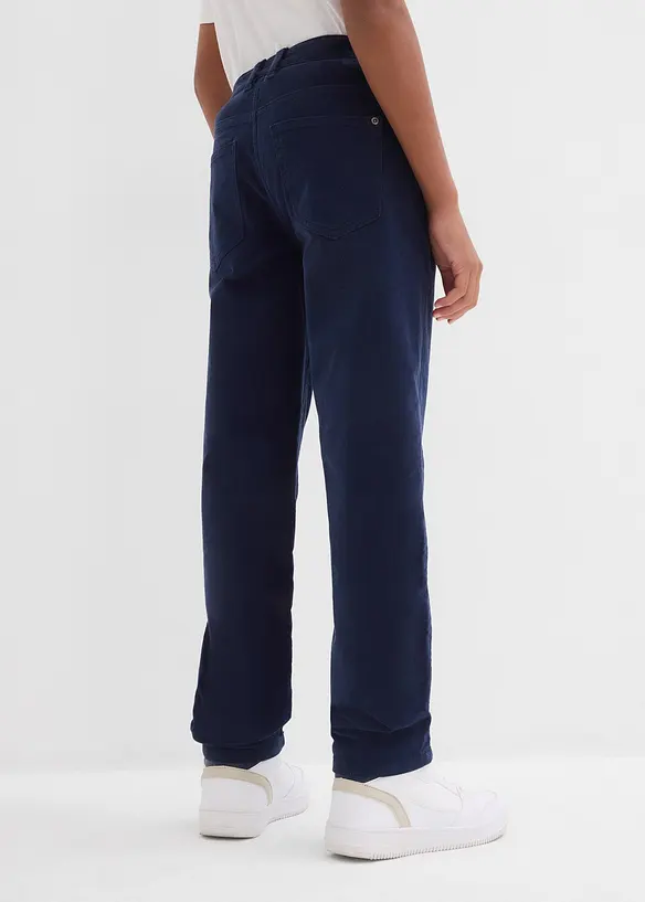 Manšestrové kalhoty Regular Fit z bavlněného streče, Straight, bonprix