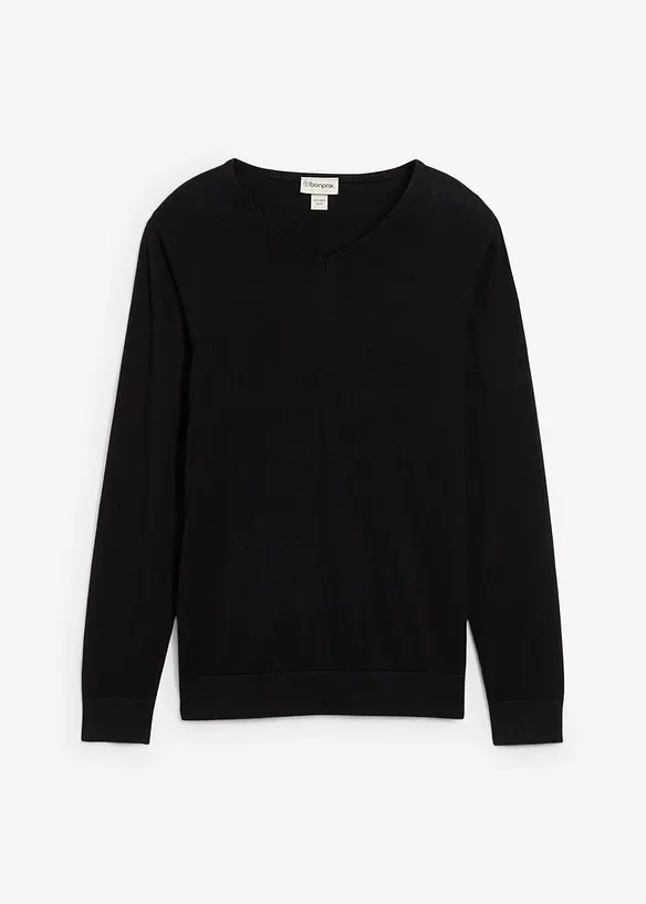 Svetr z jemné pleteniny s luxusní merino vlnou, bonprix