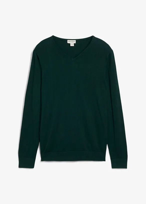 Svetr z jemné pleteniny s luxusní merino vlnou, bonprix