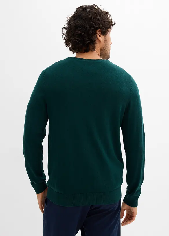 Svetr z jemné pleteniny s luxusní merino vlnou, bonprix