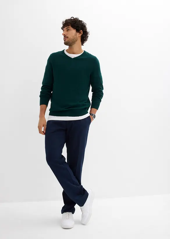 Svetr z jemné pleteniny s luxusní merino vlnou, bonprix