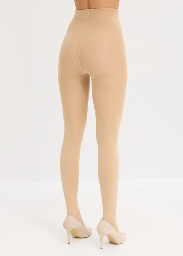 Termo flísové punčochové kalhoty 140den, bonprix