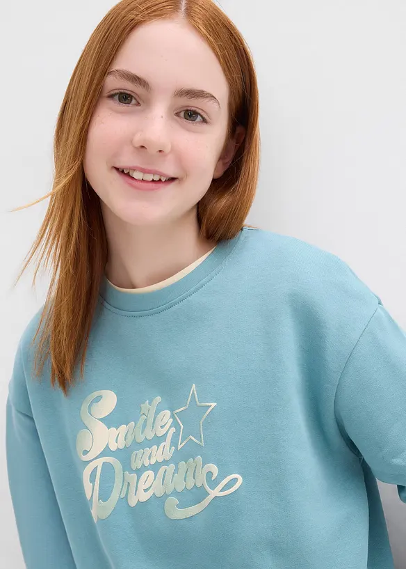 Oversize mikina z čisté organické bavlny, bonprix