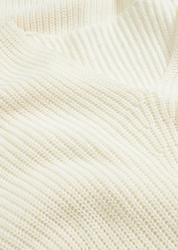 Oversize svetr z vlněné smesi, bonprix