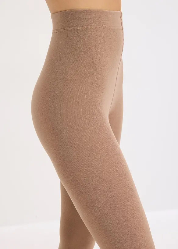 Termo punčochové kalhoty s flísovou podšívkou (150 den), bonprix