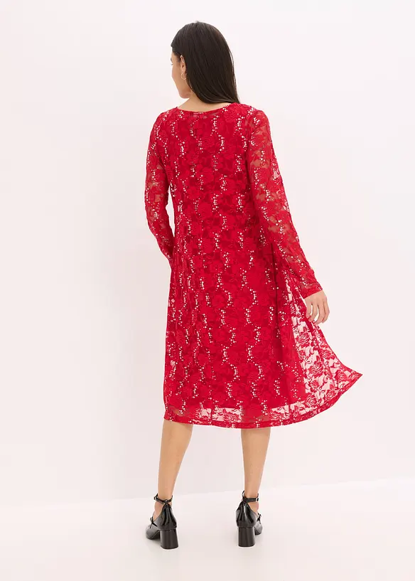 Šaty s krajkou (2dílná souprava), bonprix