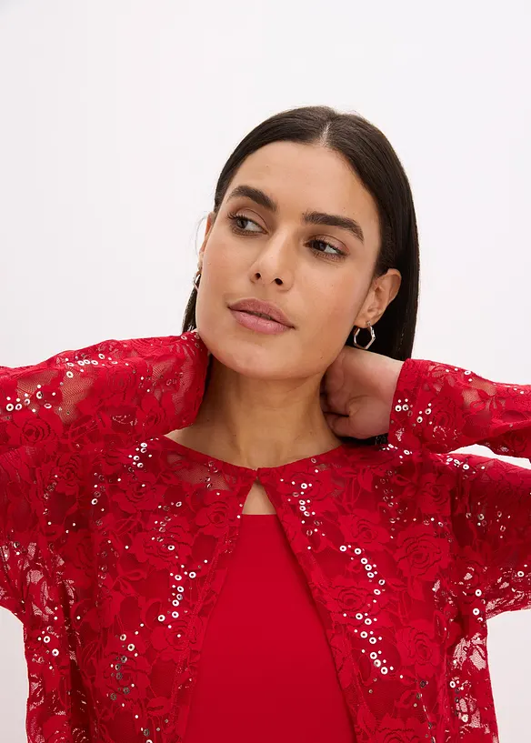 Šaty s krajkou (2dílná souprava), bonprix