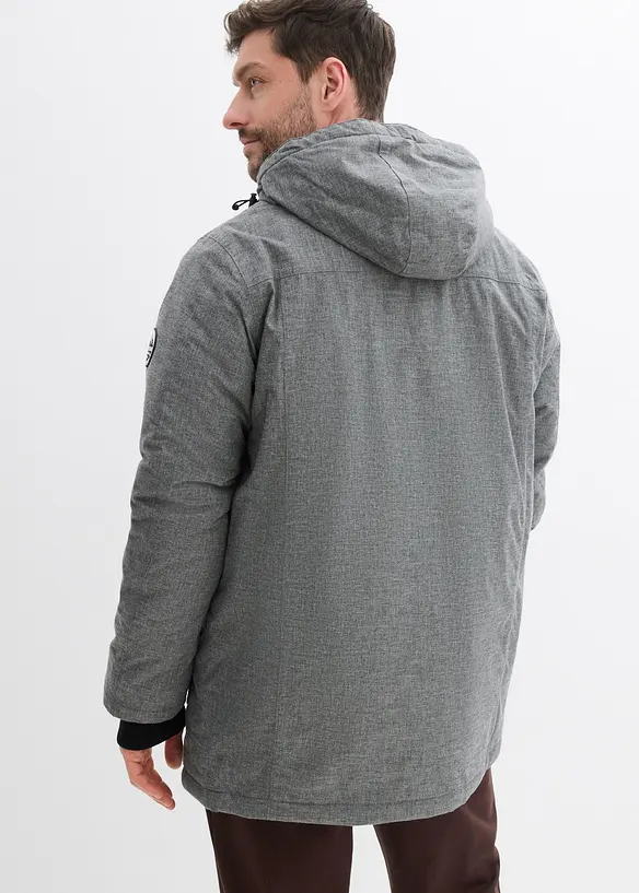 Nepromokavá funkční parka s medvídkovým flísem, bonprix
