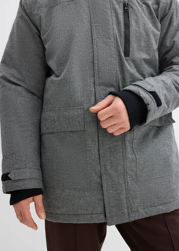 Nepromokavá funkční parka s medvídkovým flísem, bonprix