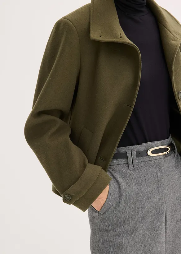 Kabátek s vlněným vzhledem, bonprix