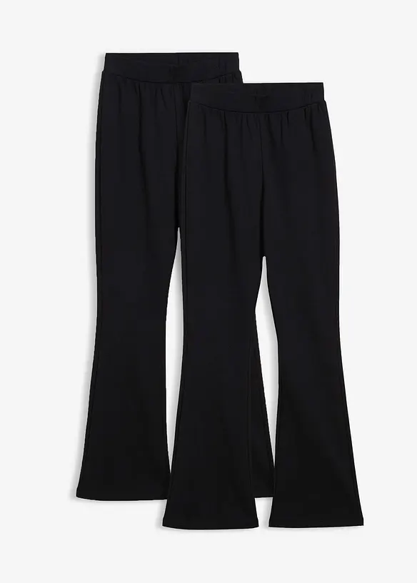 Termo legíny, Bootcut (2 ks v balení), bonprix