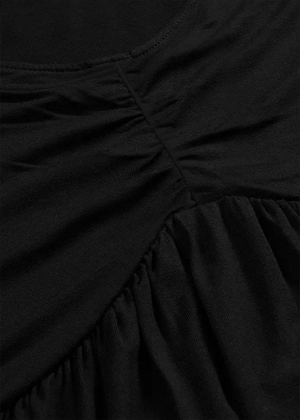 Tričko s áčkovým střihem, krátký rukáv, bonprix