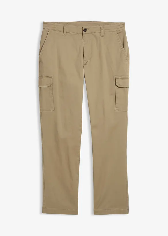 Strečově cargo termokalhoty Regular Fit, Straight, bonprix