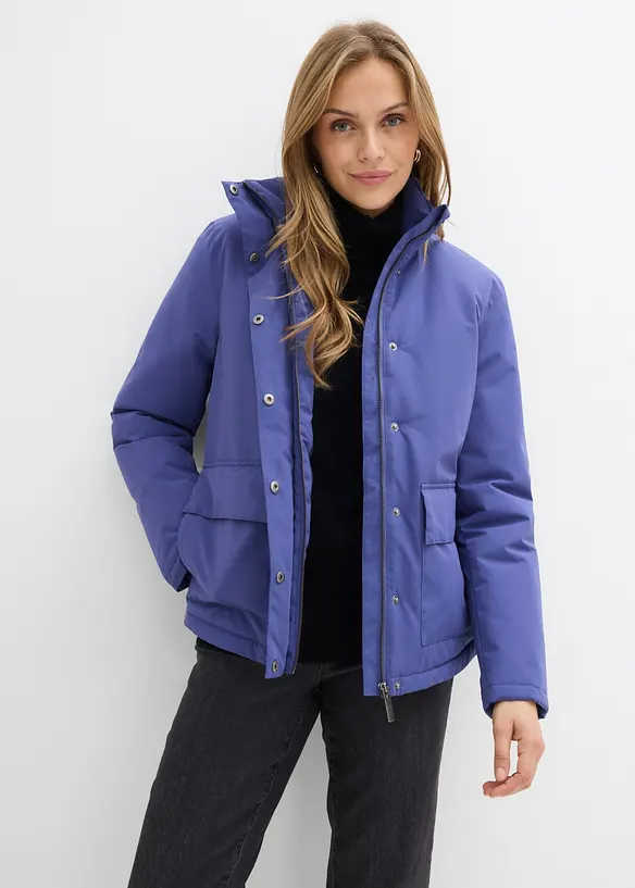 Zimní bunda s nakládanými kapsami, bonprix