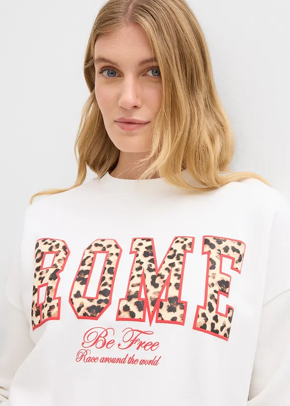 Oversize mikina z čisté organické bavlny, bonprix