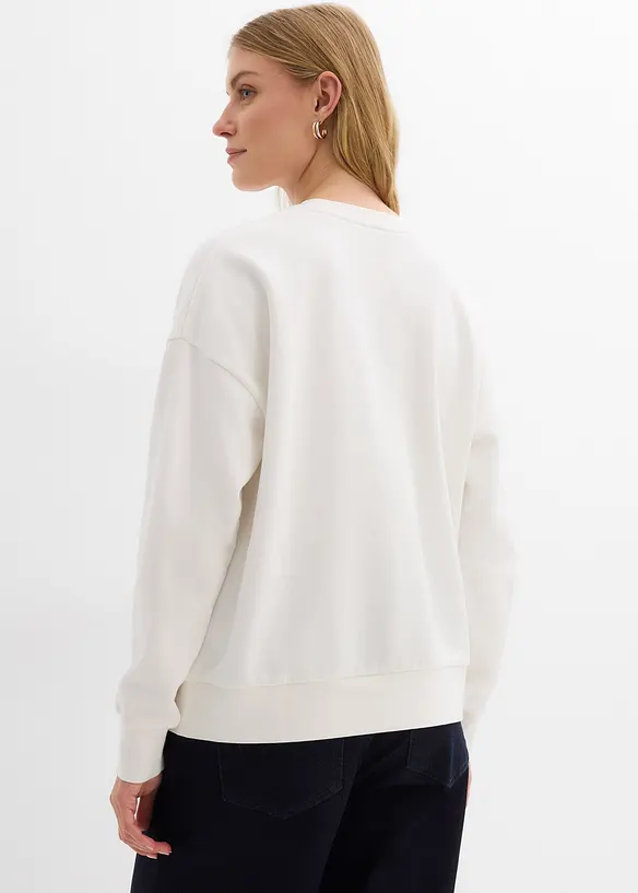 Oversize mikina z čisté organické bavlny, bonprix