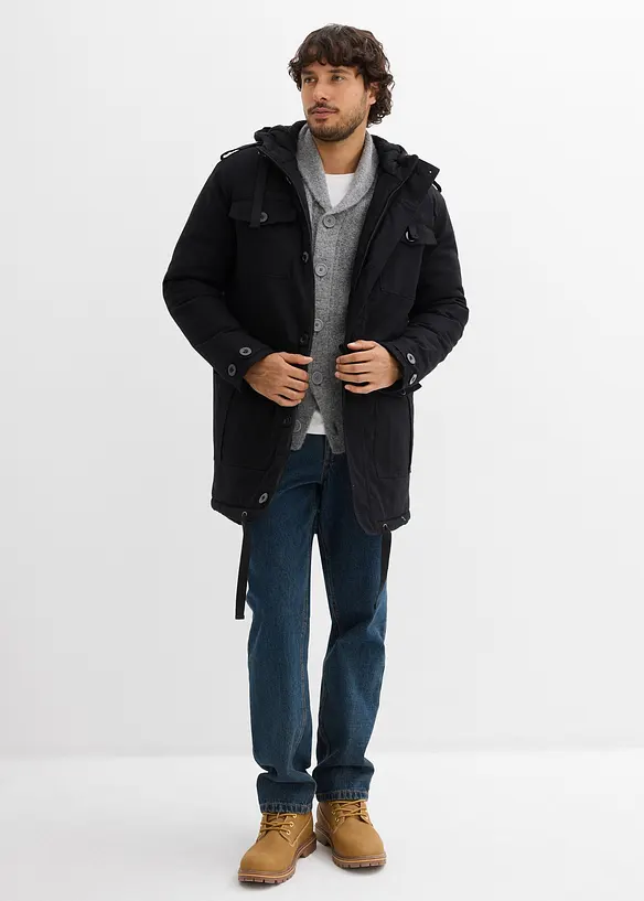 Parka s plyšovou podšívkou, bonprix