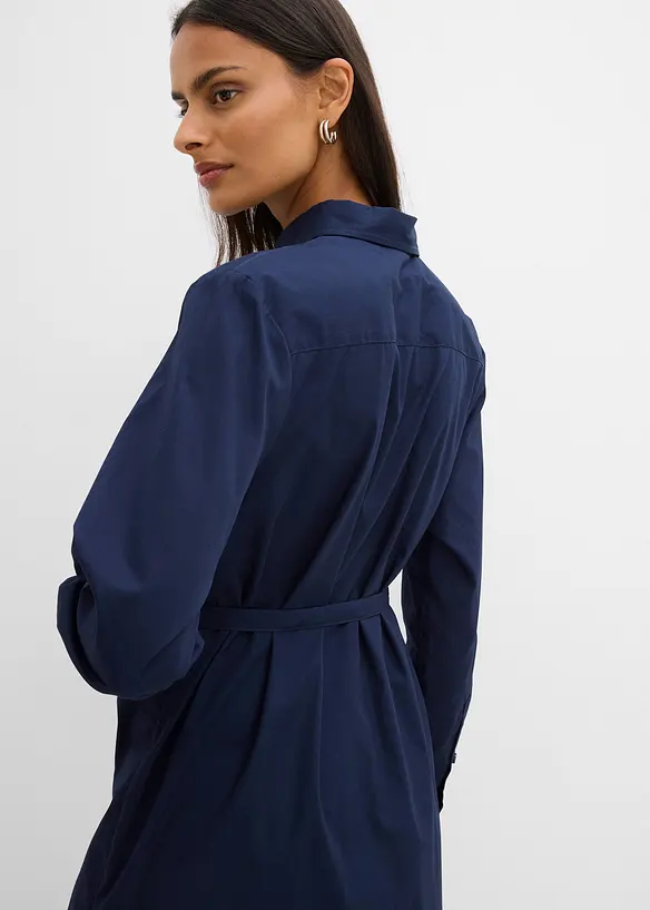 Midi šaty z čisté organické bavlny, bonprix