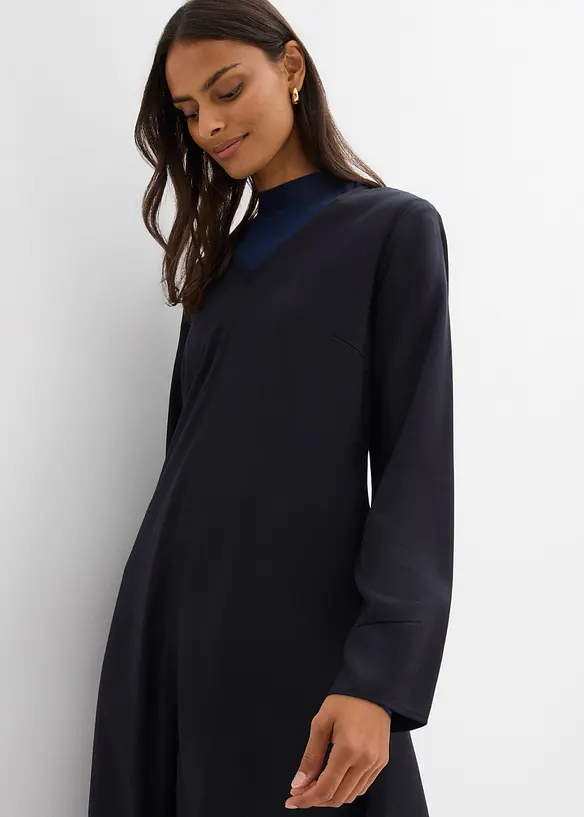 Keprové šaty ze splývavého lyocellu, bonprix