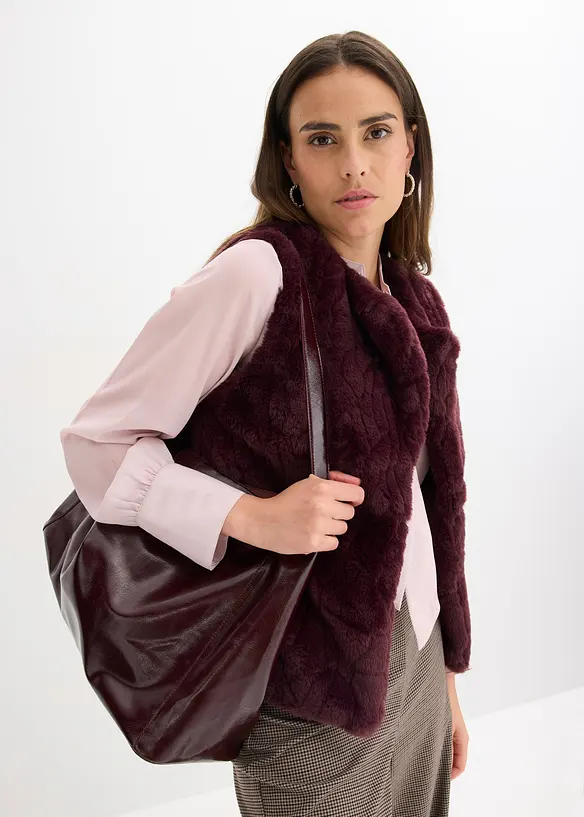 Trendy vesta z umělé kožešiny, bonprix