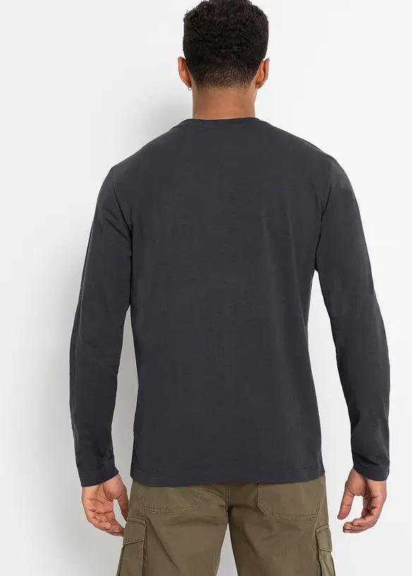 Henley triko (2 ks v balení), bonprix