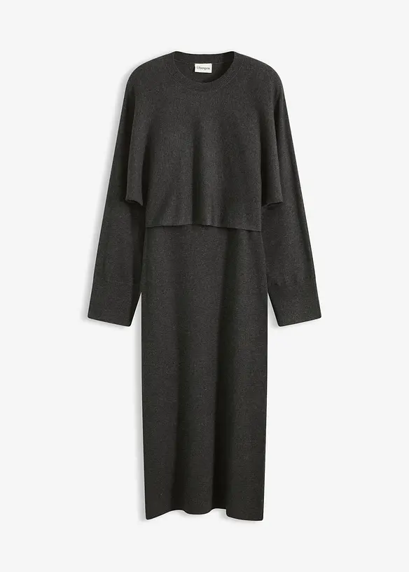 Pletená souprava se šaty (2dílná souprava), bonprix